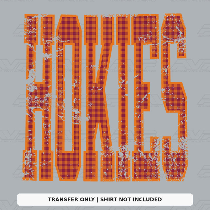 Virginia Tech Hokies 2 Gingham U Alabama Vinyl