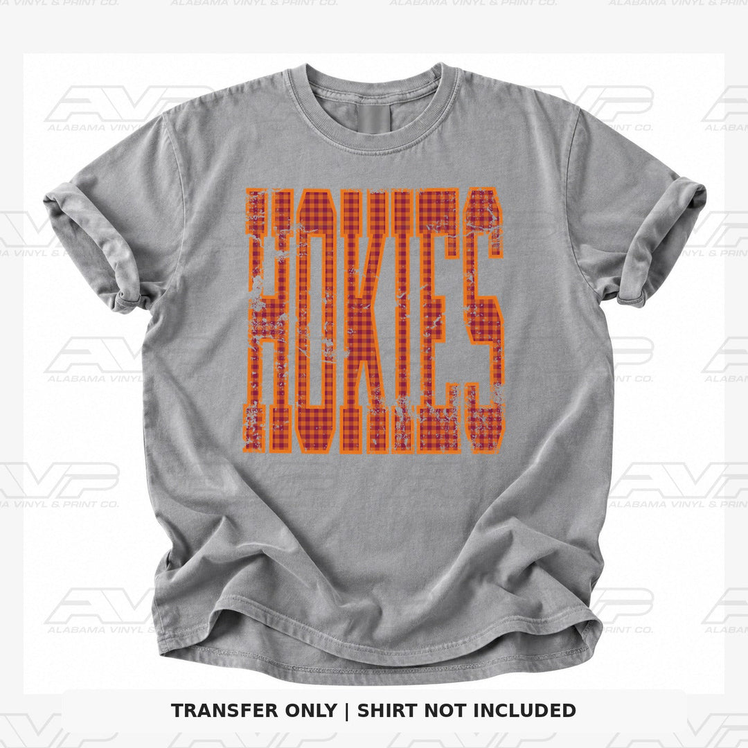 Virginia Tech Hokies 2 Gingham U Alabama Vinyl