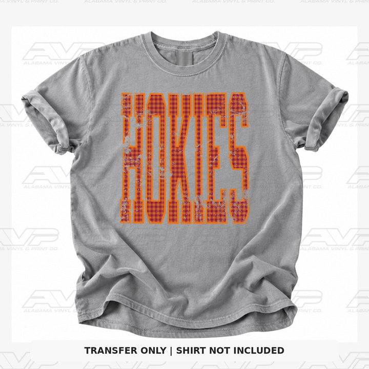 Virginia Tech Hokies 2 Gingham U Alabama Vinyl