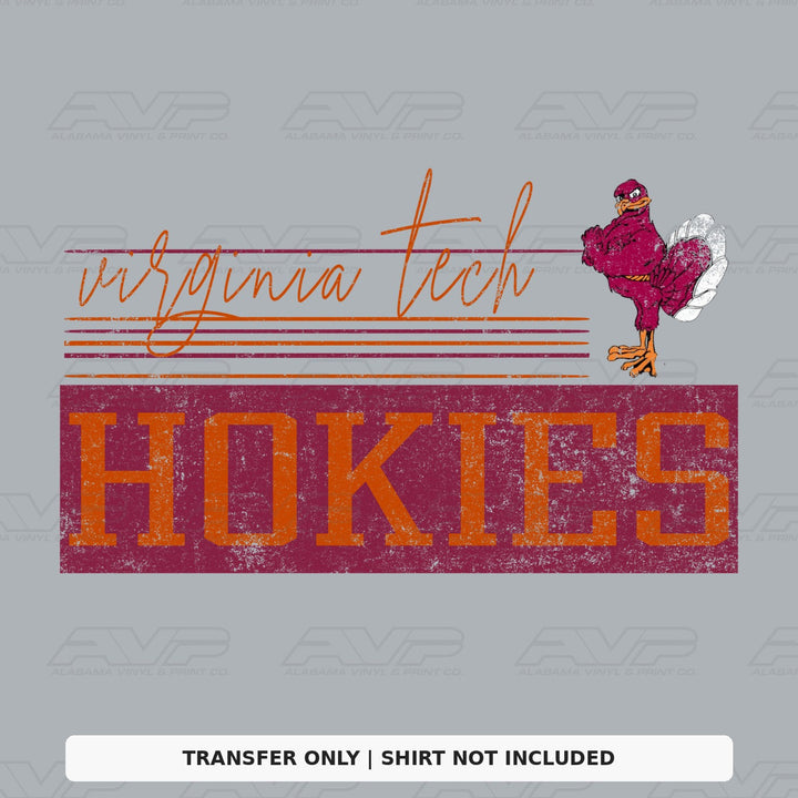 Virginia Tech Hokies Retro Vibes Alabama Vinyl
