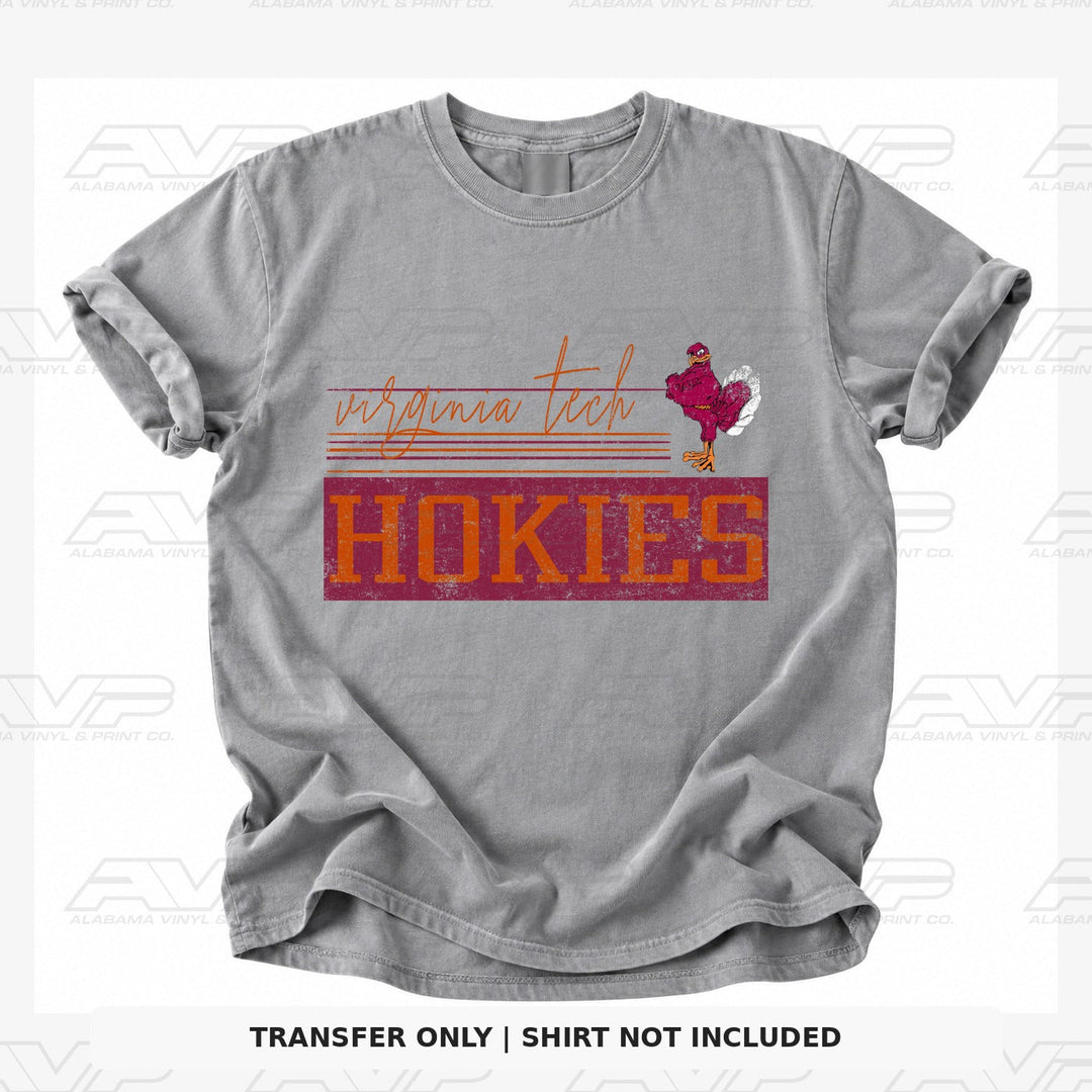 Virginia Tech Hokies Retro Vibes Alabama Vinyl