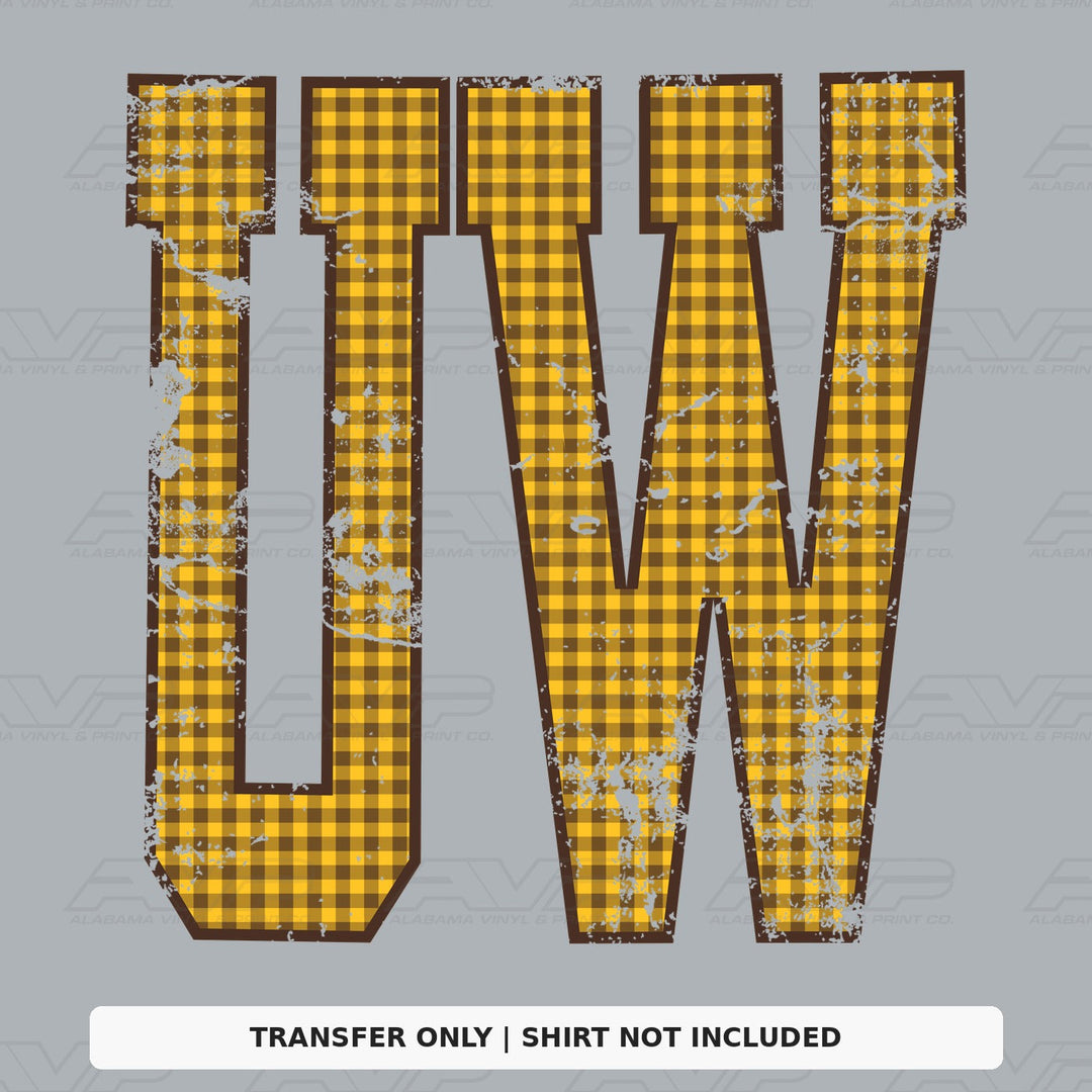 Washington Gingham U Alabama Vinyl