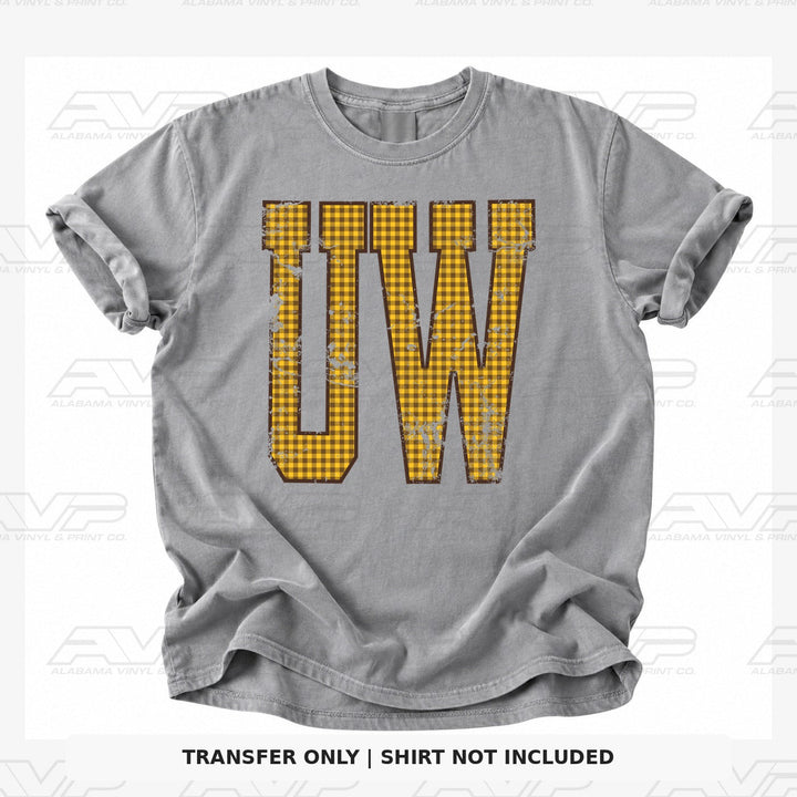 Washington Gingham U Alabama Vinyl