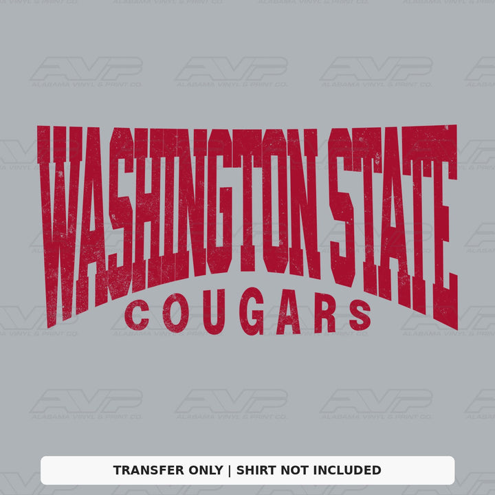 Washington State Cougars Alabama Vinyl