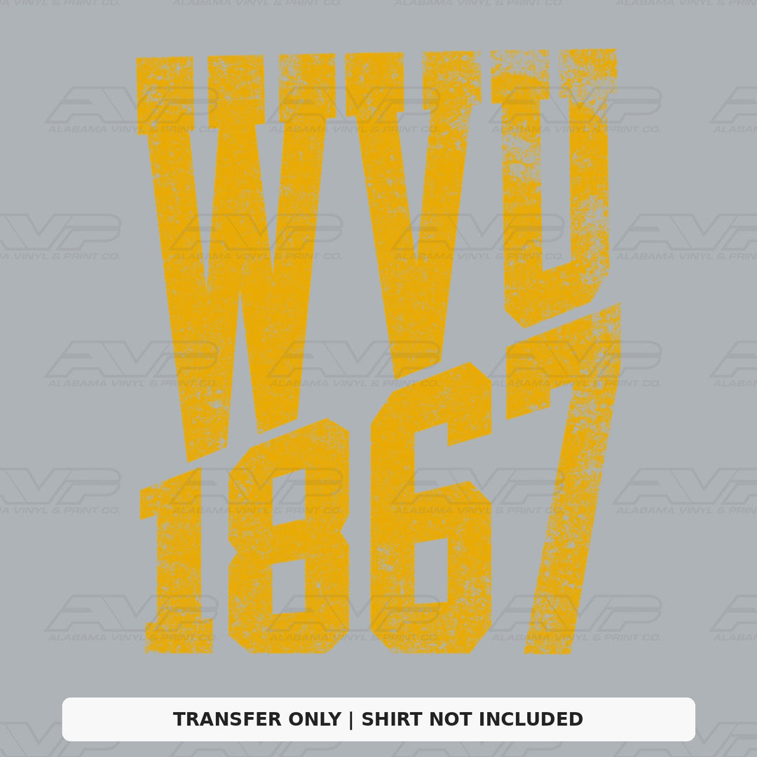 West Virginia 1867 Established Alabama Vinyl