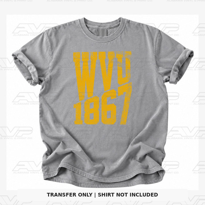 West Virginia 1867 Established Alabama Vinyl