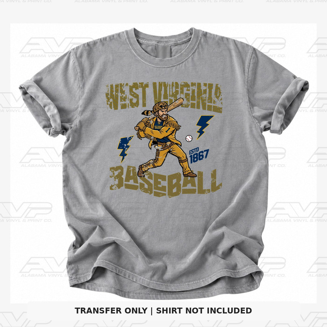 West Virginia Baseball Alabama Vinyl