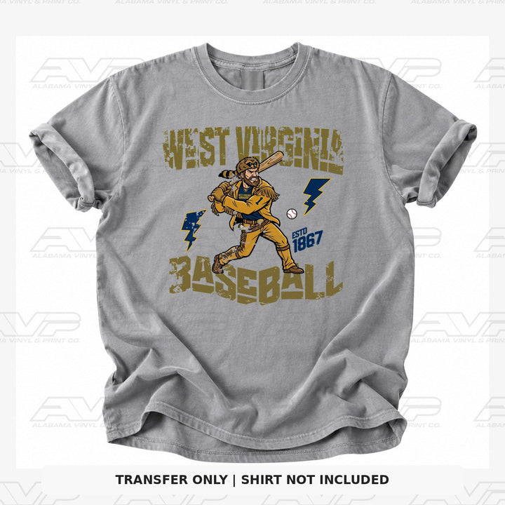 West Virginia Baseball Alabama Vinyl
