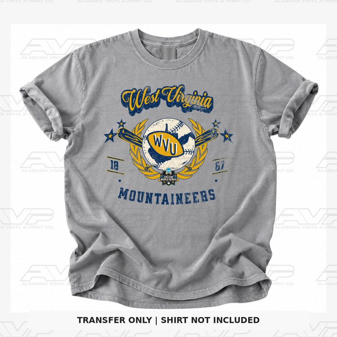 West Virginia Baseball Alabama Vinyl