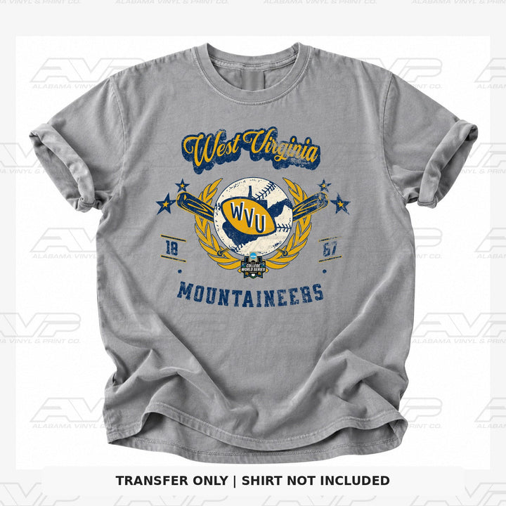 West Virginia Baseball Alabama Vinyl