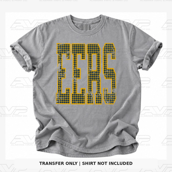 West Virginia Eers Gingham U Alabama Vinyl