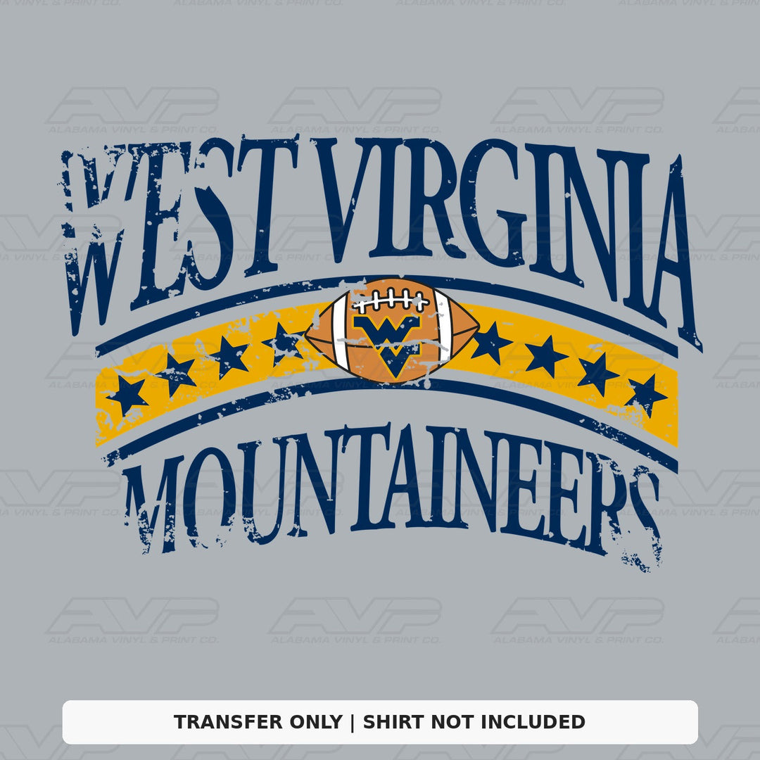 West Virginia FB Alabama Vinyl
