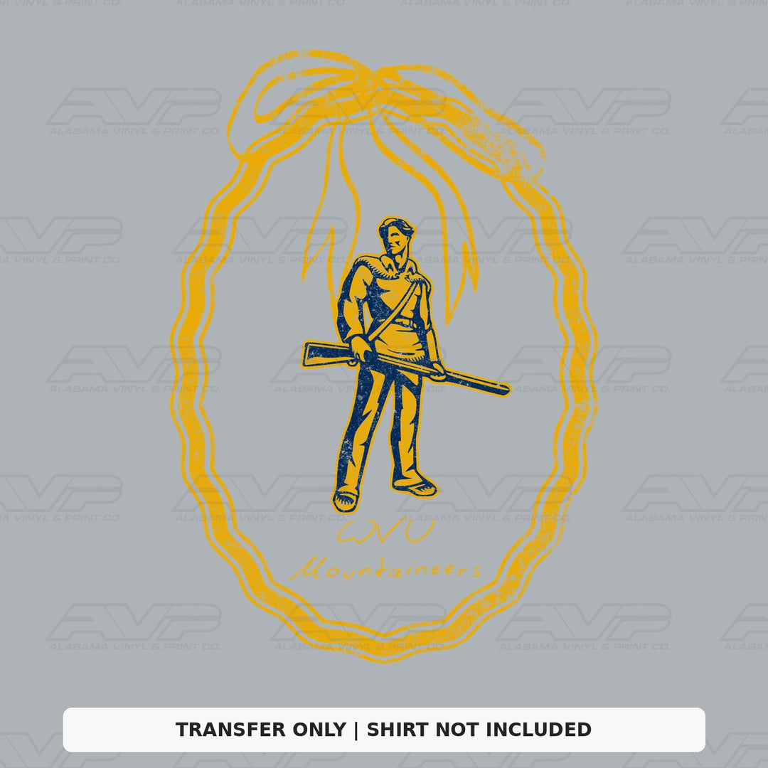 West Virginia Frame Bow Alabama Vinyl