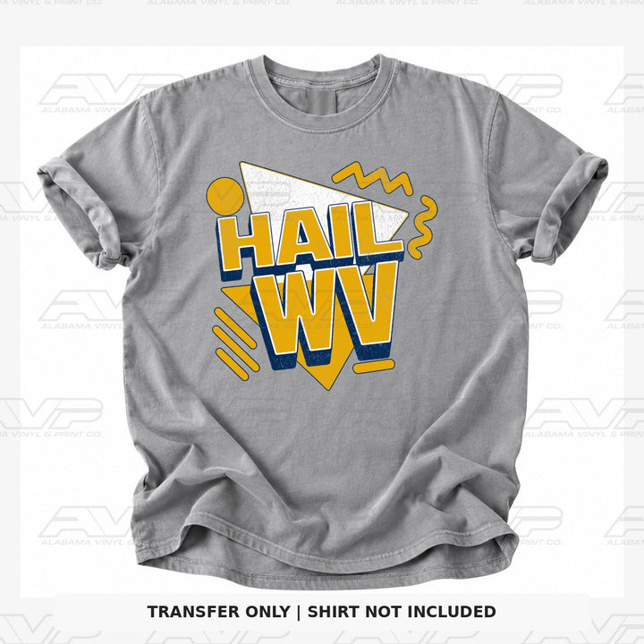 West Virginia Hail WV 80s Retro Alabama Vinyl