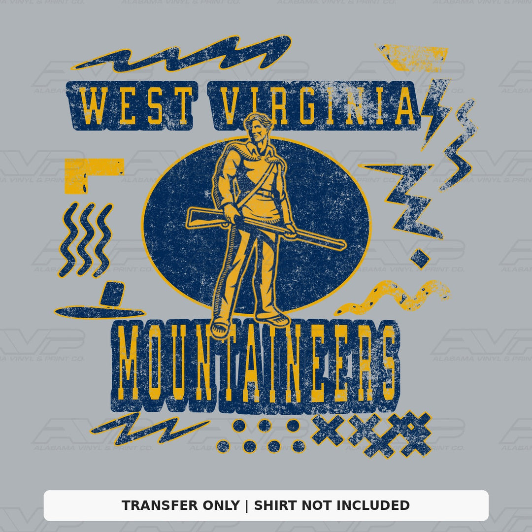 West Virginia Mountaineers Alabama Vinyl