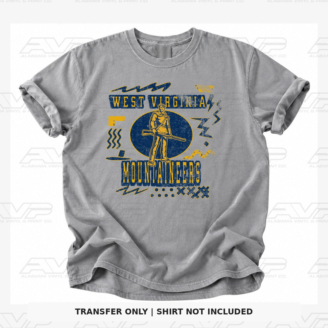 West Virginia Mountaineers Alabama Vinyl