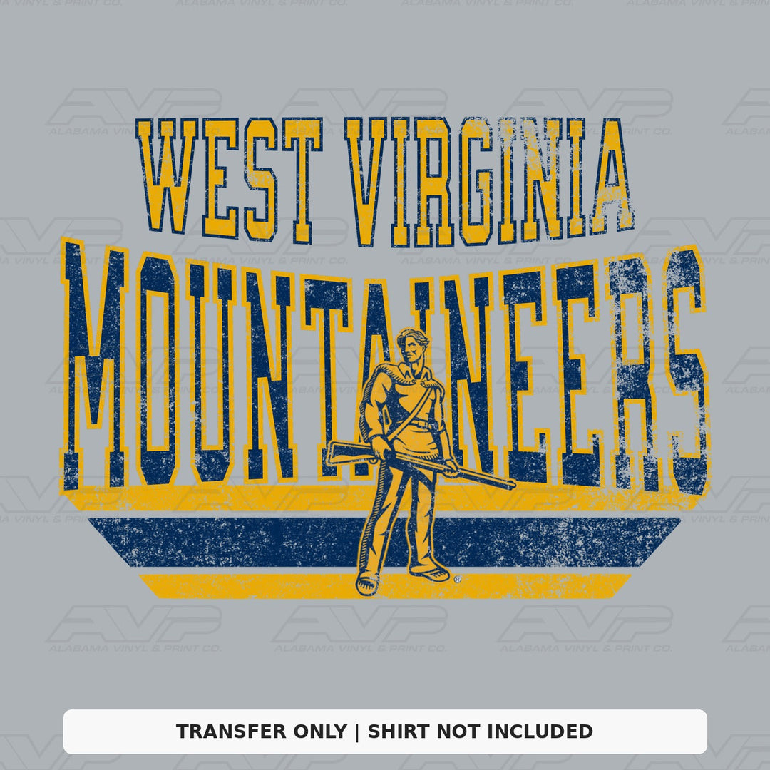 West Virginia Mountaineers Alabama Vinyl