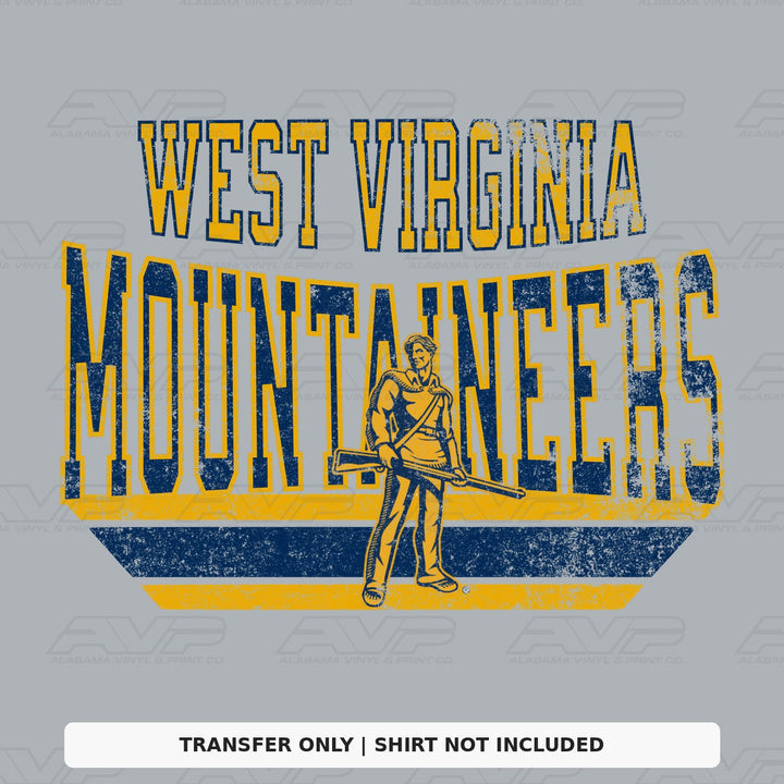 West Virginia Mountaineers Alabama Vinyl