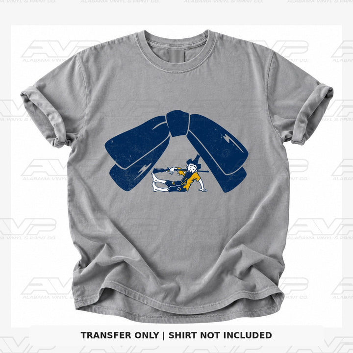 West Virginia Mountaineers Bow Just a Girl Alabama Vinyl