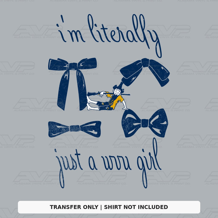 West Virginia Mountaineers Girl Just a Girl Alabama Vinyl