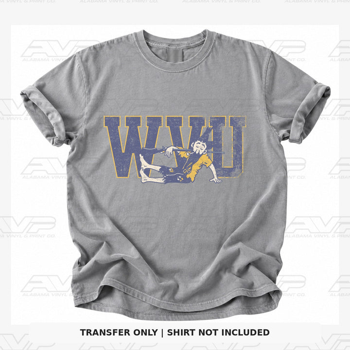 West Virginia Mountaineers WVU Vintage Mountaineer Vintage Vibes Alabama Vinyl