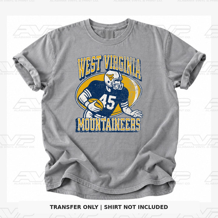 West Virginia Old School FB Alabama Vinyl