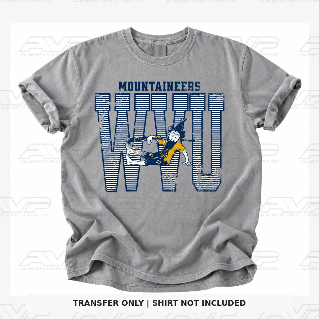 West Virginia Stripes Alabama Vinyl