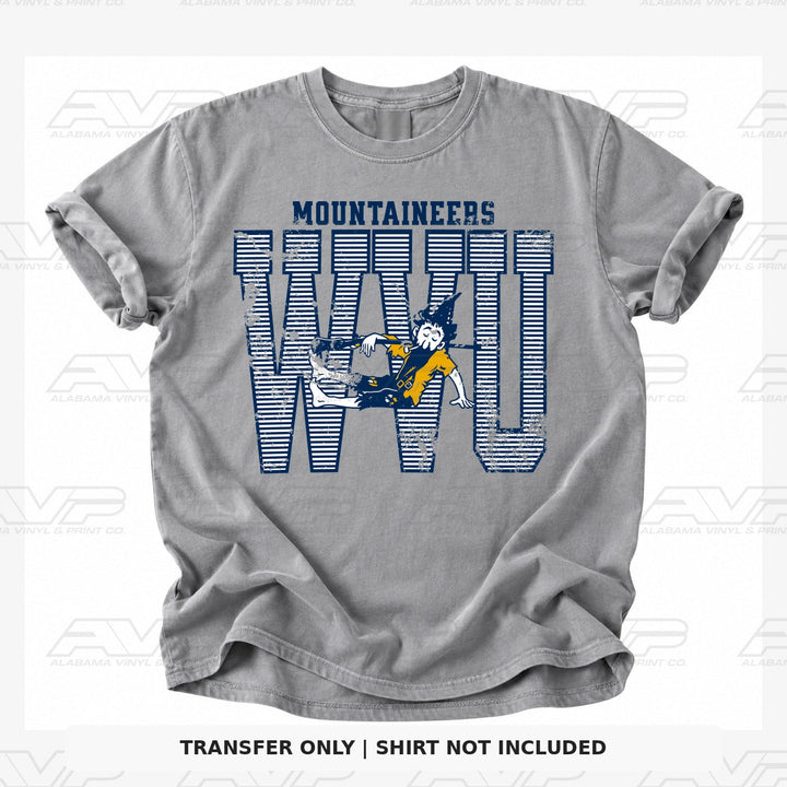 West Virginia Stripes Alabama Vinyl