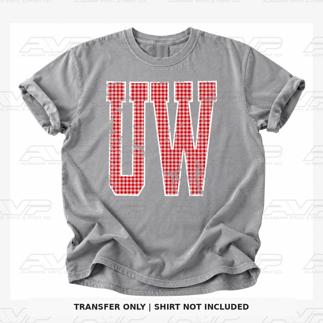 Wisconsin Gingham U Alabama Vinyl