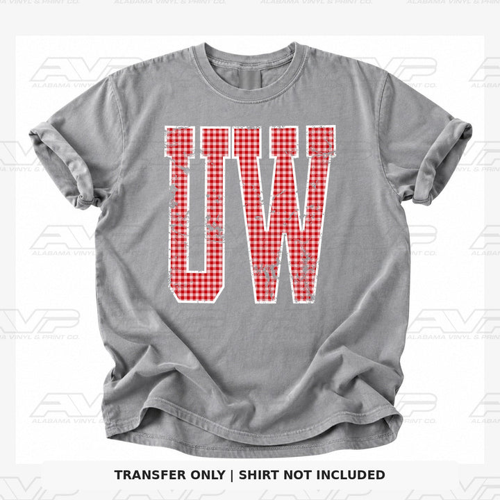 Wisconsin Gingham U Alabama Vinyl