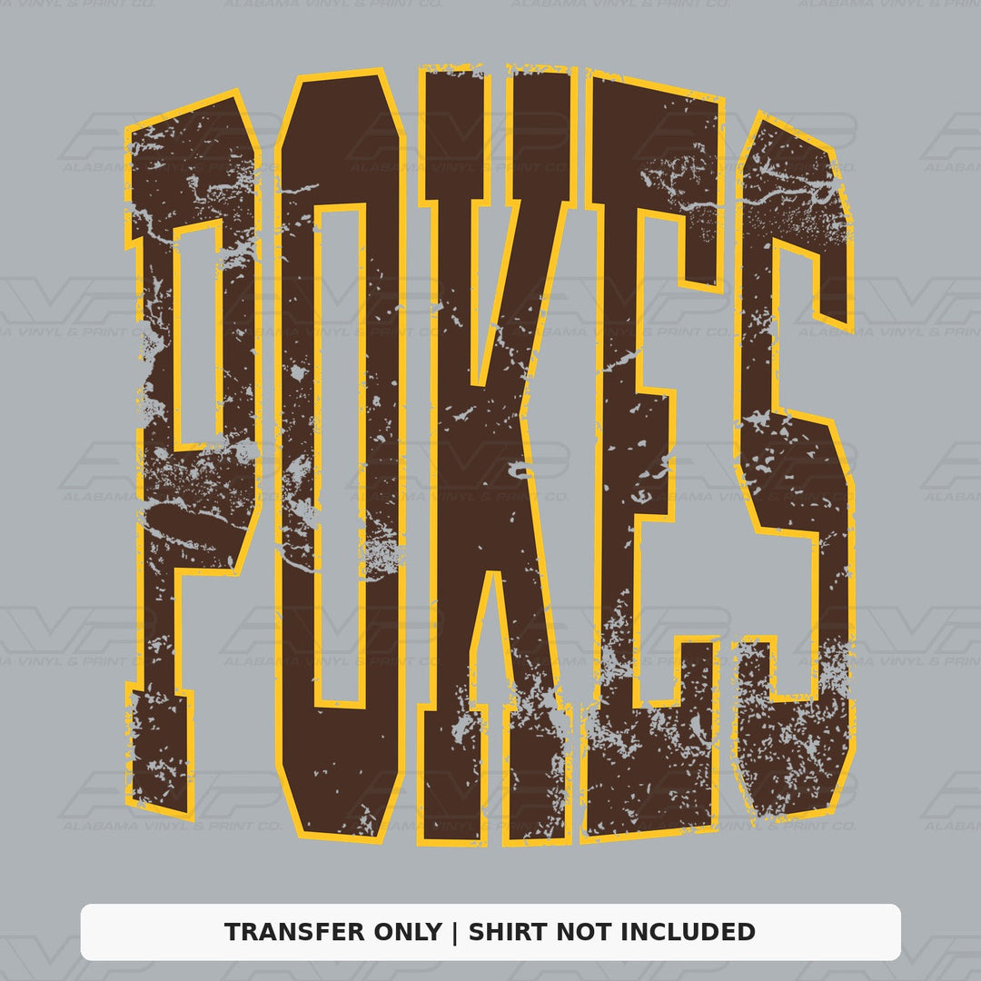 Pokes Brown Alabama Vinyl
