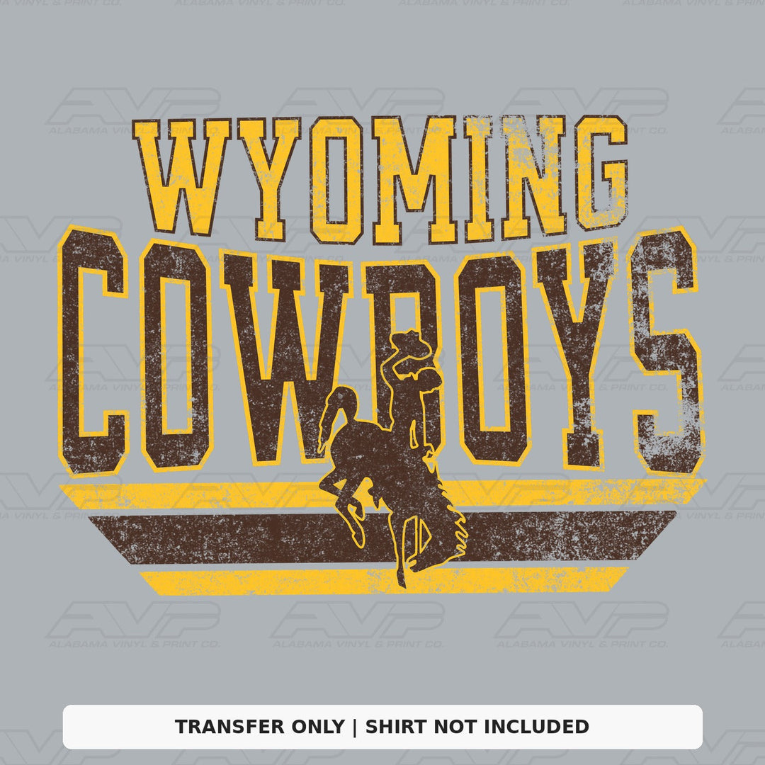 Wyoming Cowboys Alabama Vinyl