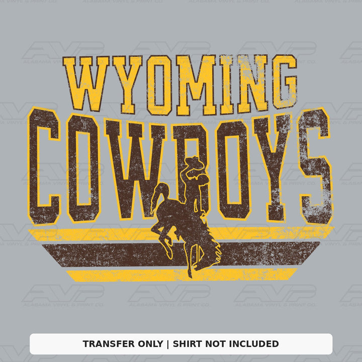 Wyoming Cowboys Alabama Vinyl