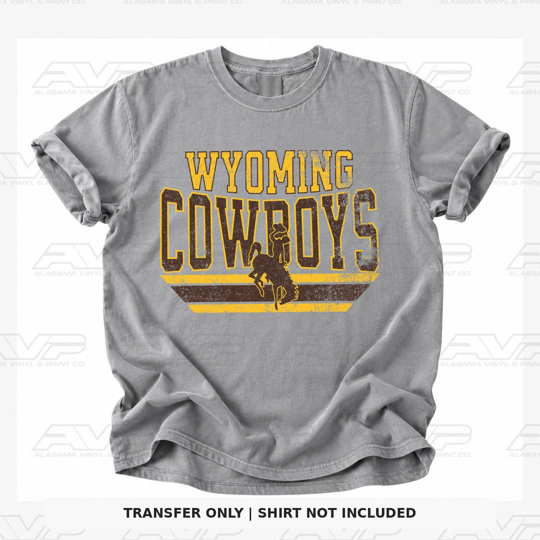 Wyoming Cowboys Alabama Vinyl