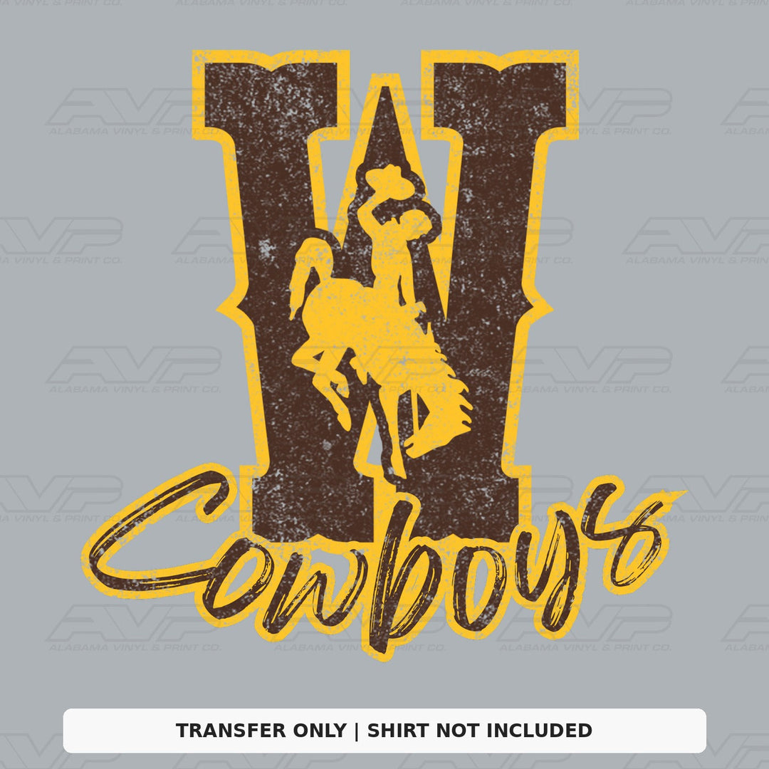 Wyoming Cowboys Alabama Vinyl