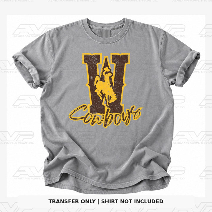 Wyoming Cowboys Alabama Vinyl