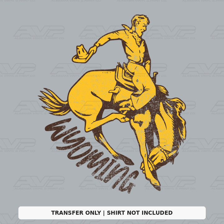 Wyoming Cowboys Bigs Alabama Vinyl