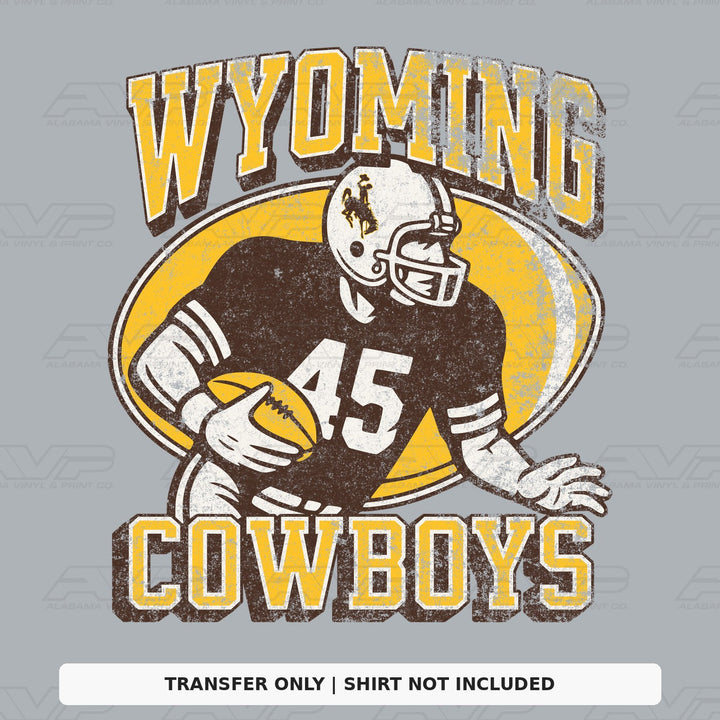 Wyoming Old School FB Alabama Vinyl