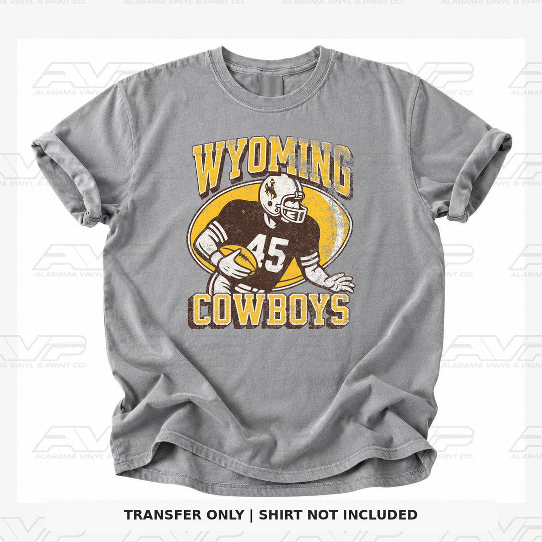 Wyoming Old School FB Alabama Vinyl