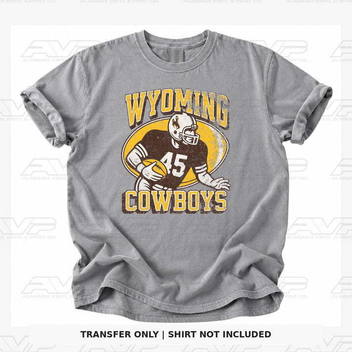 Wyoming Old School FB Alabama Vinyl