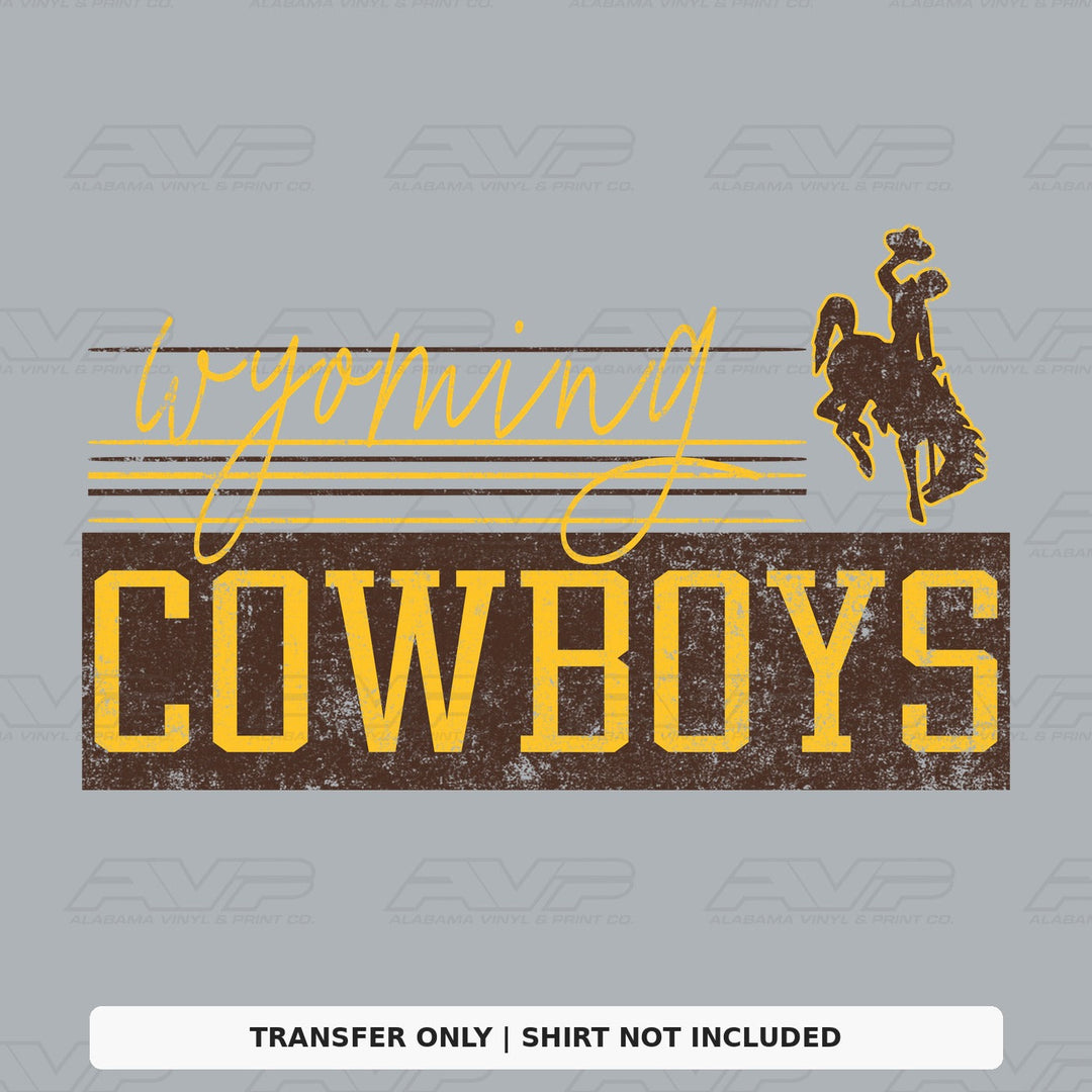 Wyoming Retro Vibes Alabama Vinyl
