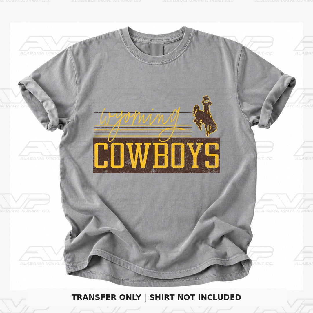 Wyoming Retro Vibes Alabama Vinyl