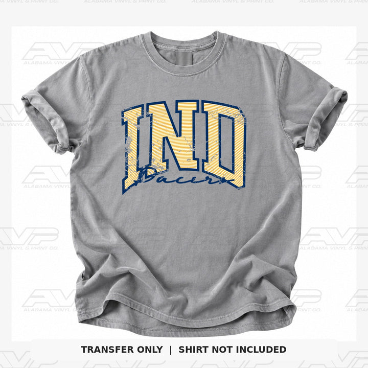 Indiana Pacers Preppy Stripes Alabama Vinyl