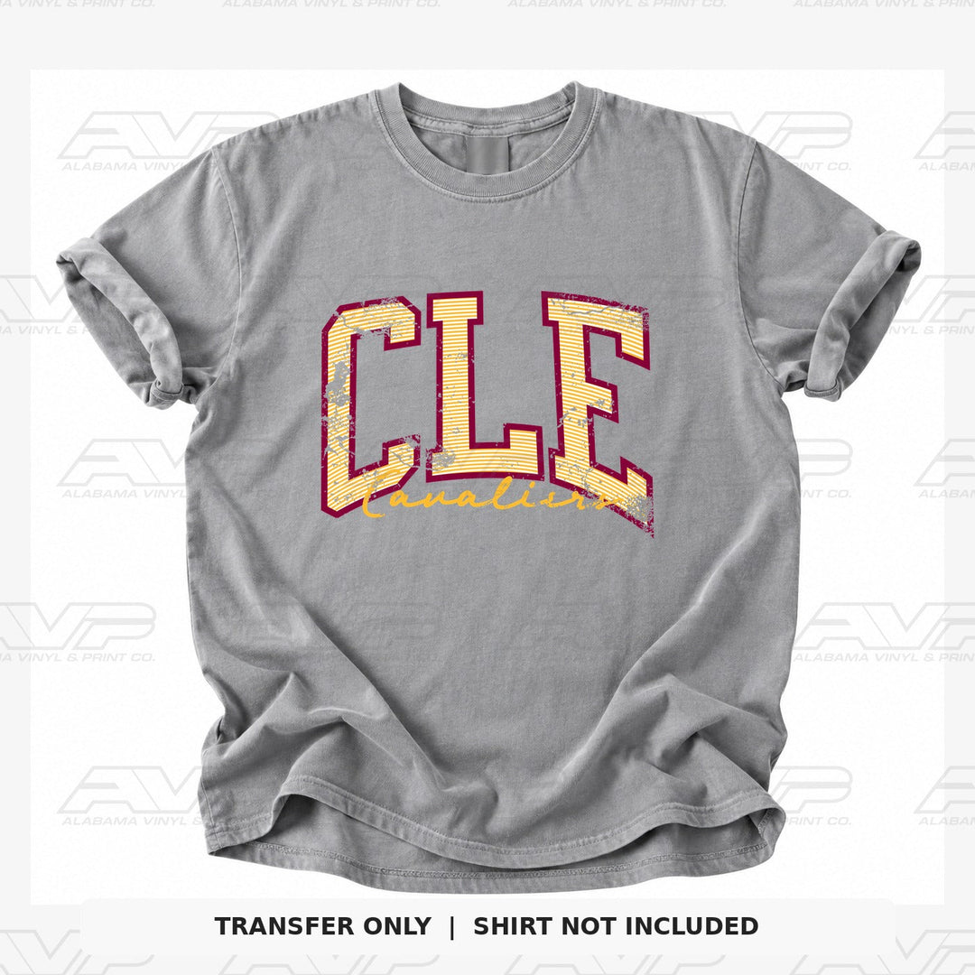 Cleveland Preppy Stripes Alabama Vinyl