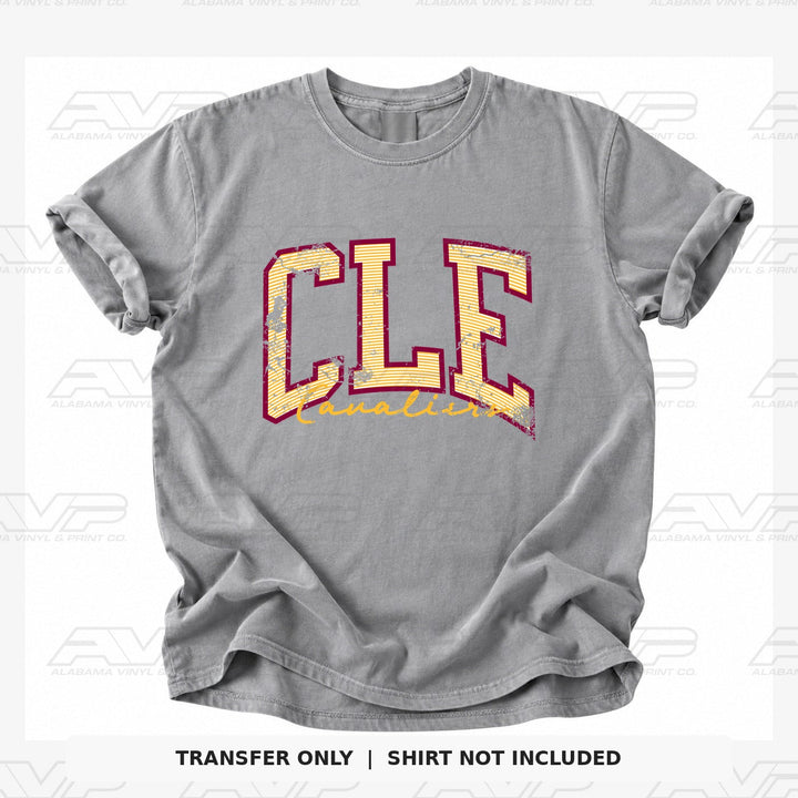 Cleveland Preppy Stripes Alabama Vinyl