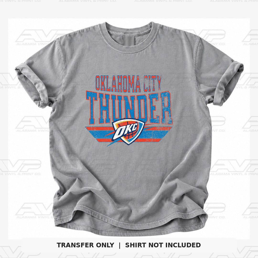 Oklahoma City Thunder Classic Alabama Vinyl