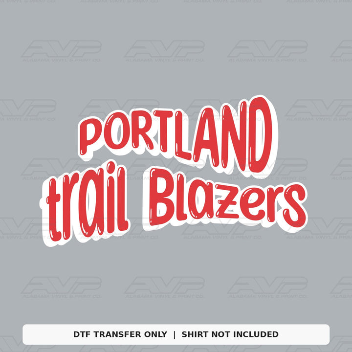 Portland Trail Blazers Fun & Funky Alabama Vinyl