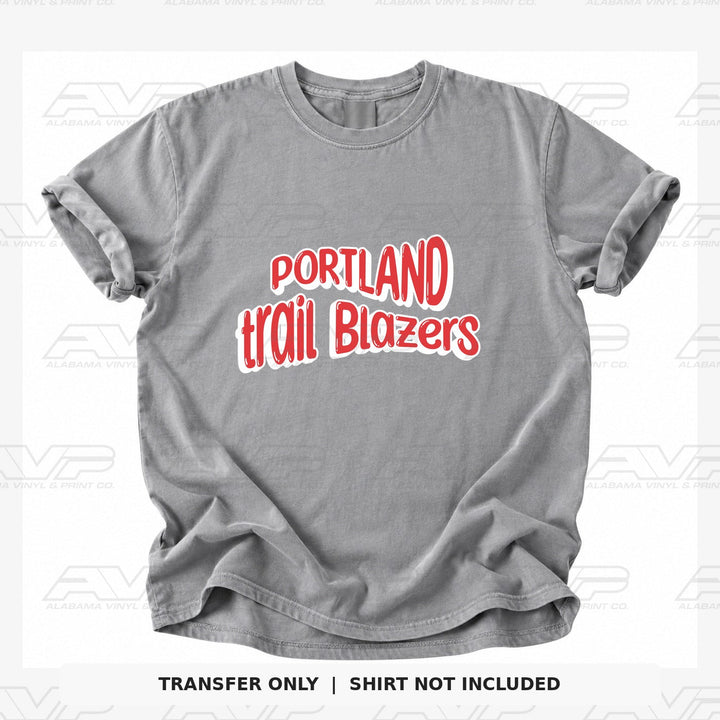 Portland Trail Blazers Fun & Funky Alabama Vinyl
