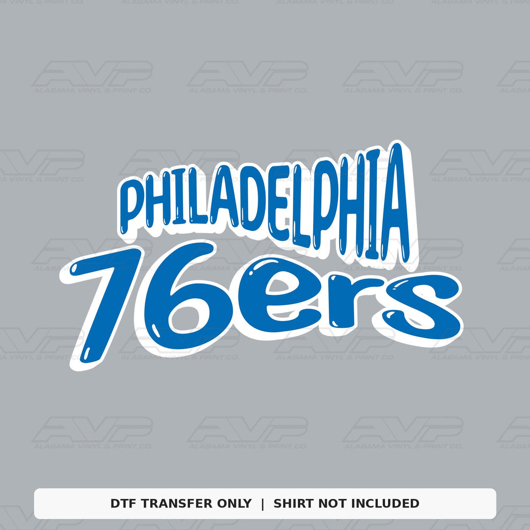 Philadelphia 76ers Fun & Funky Alabama Vinyl