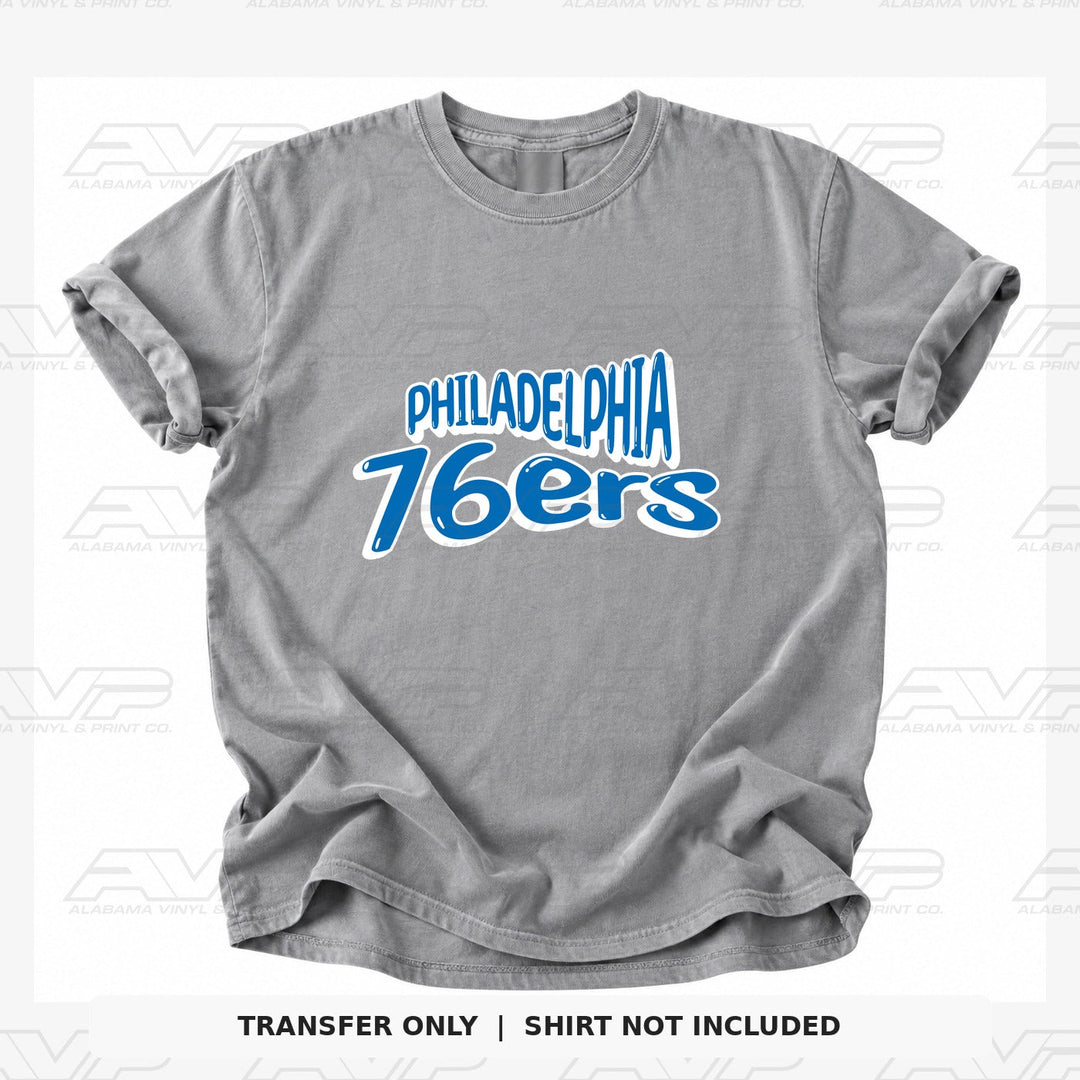 Philadelphia 76ers Fun & Funky Alabama Vinyl